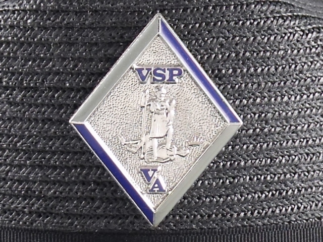Virginia State Police hat badge